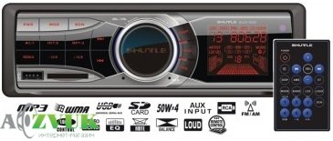 Автомагнитола Shuttle SUD-350 Black Grey/Red
