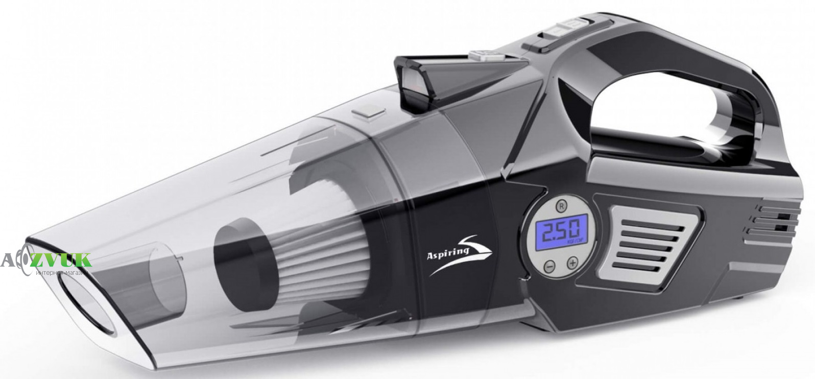  Пылесос автомобильный Aspiring Windstorm 2 with inflator 2 in 1