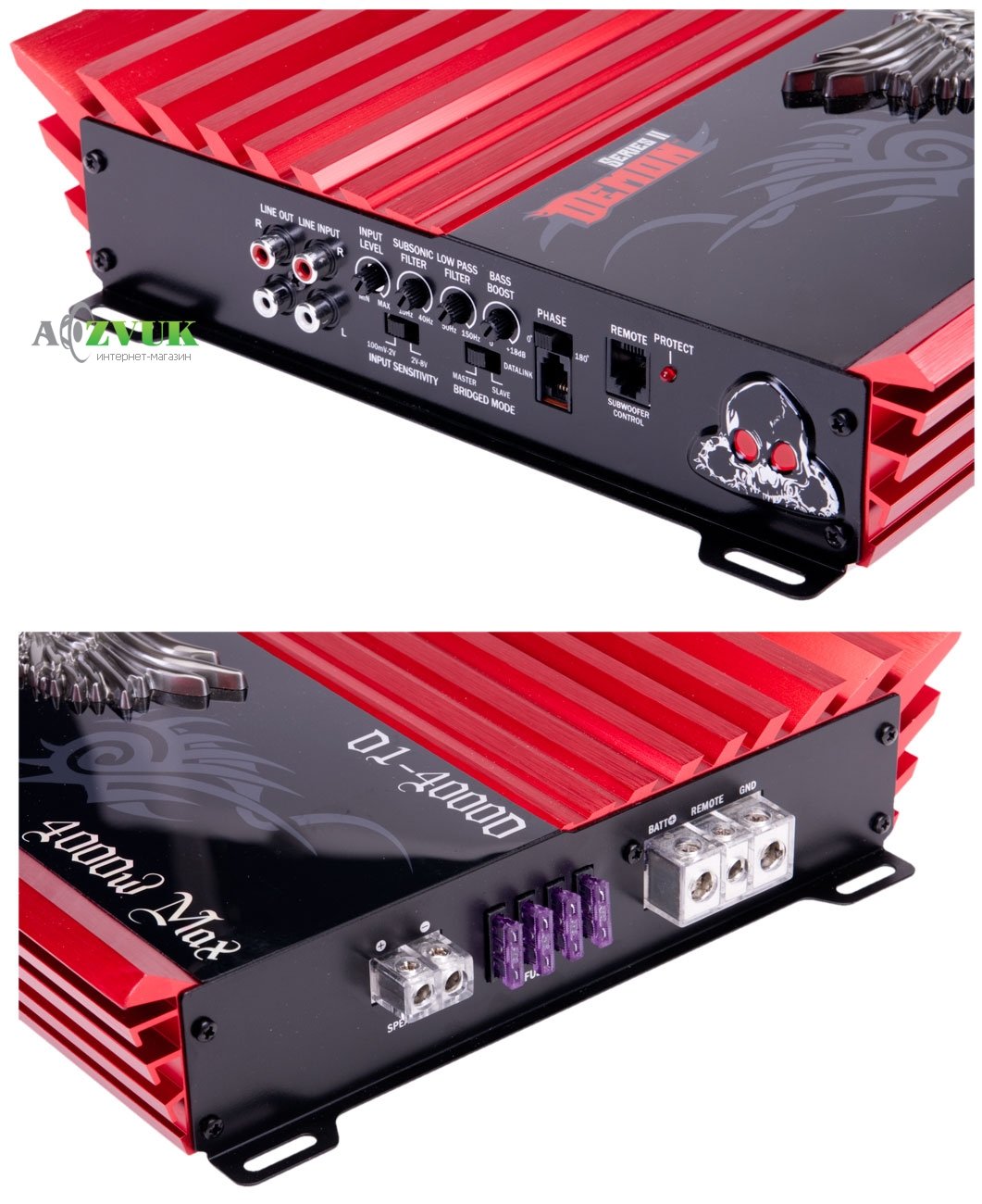 Автомобильный усилитель звука Power Acoustik D1-4000D
