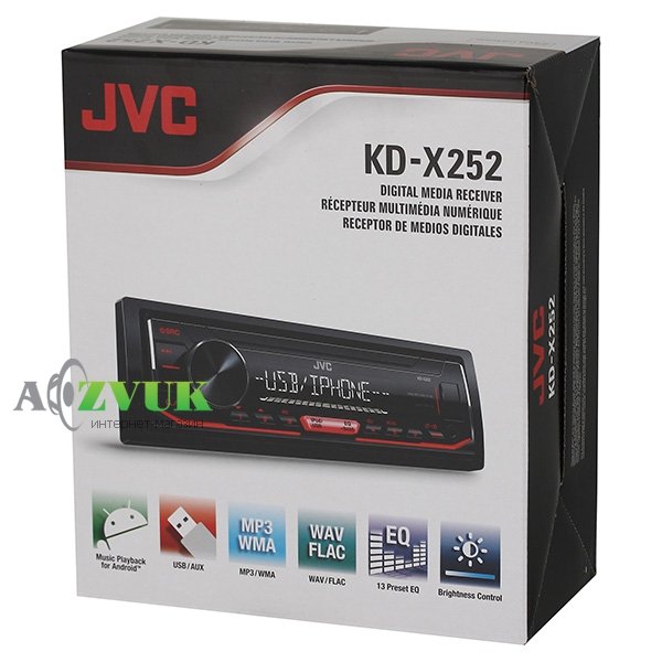 Автомагнитола JVC KD-X252