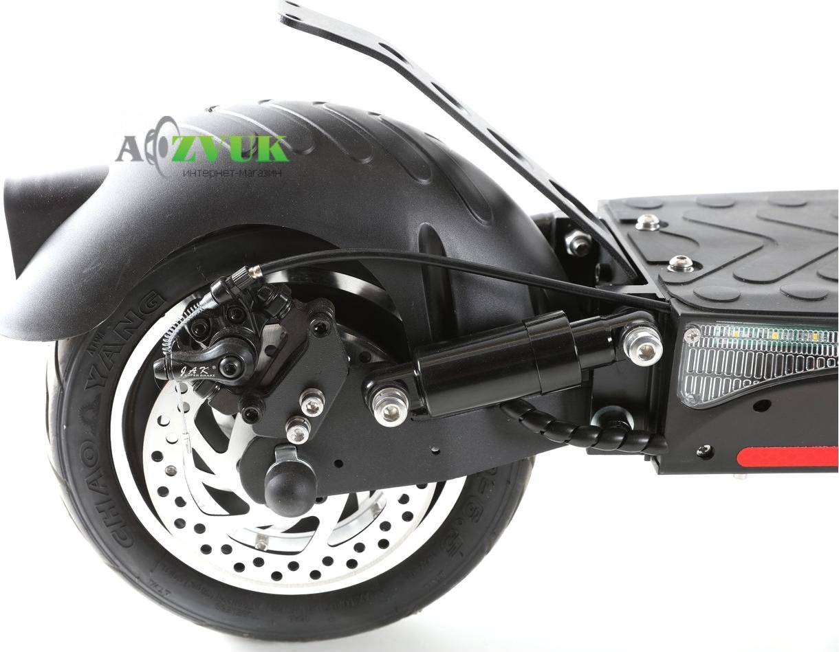  Электросамокат Crosser T4 (1000 Вт; 48 В; 12,5 А/ч), колёса 10 воздух с камерой (Черный) с сидением и аморт. вилкой