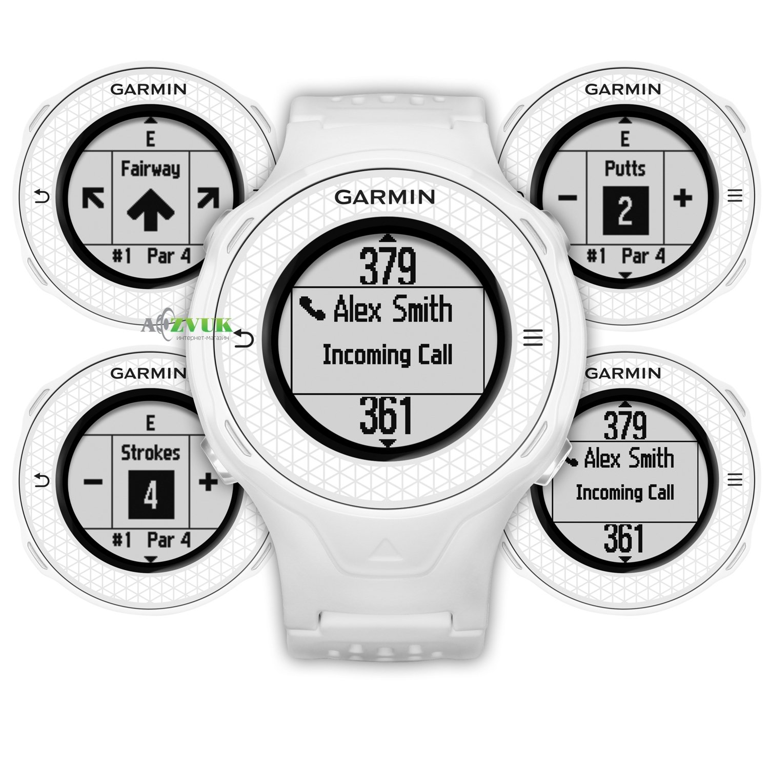 Спортивный GPS навигатор Garmin Approach S4 White