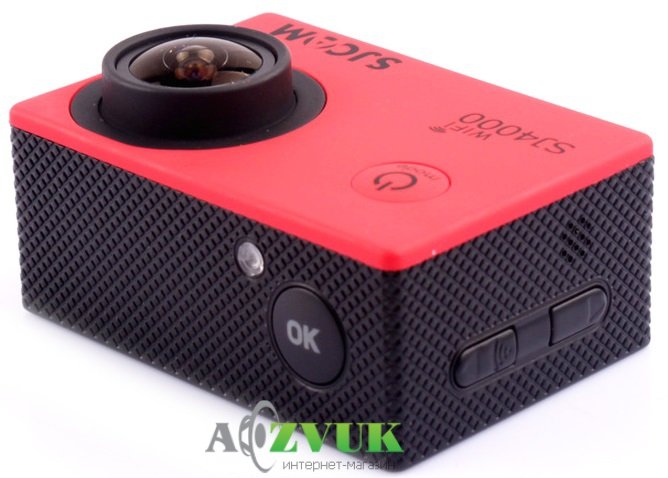 Спортивний відеореєстратор (екшен-камера) SJCAM SJ4000 Wi-Fi Red