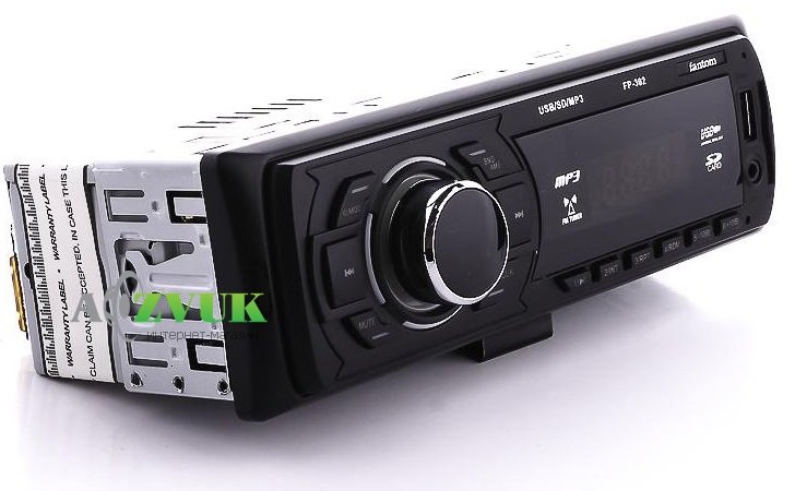 Автомагнитола Fantom FP-302 Black/Green