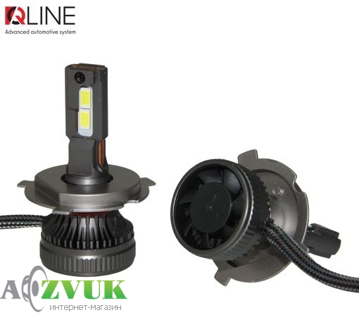 Светодиодные лампы (led) QLine DualVision 65W H4 24V 6000K