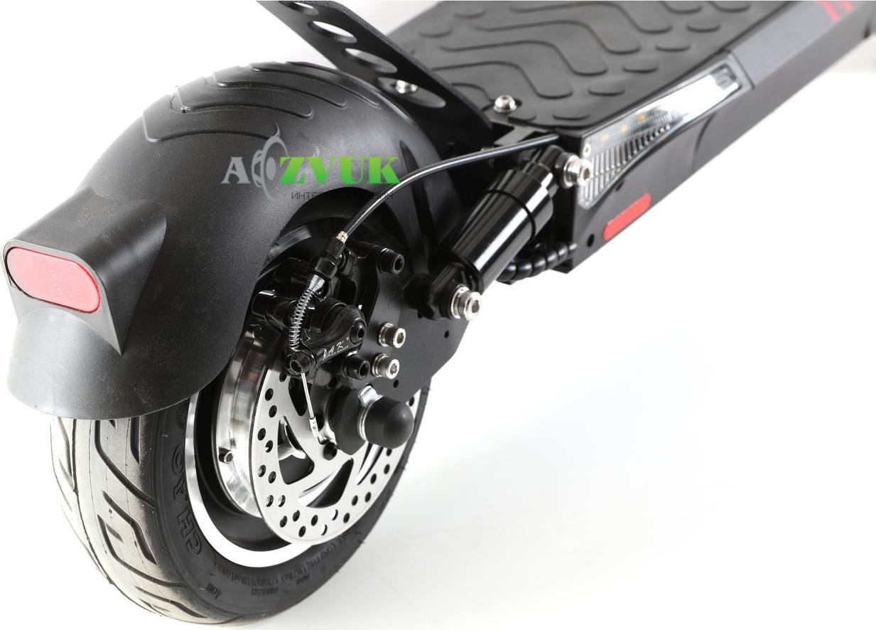  Электросамокат Crosser T4 (1000 Вт; 48 В; 12,5 А/ч), колёса 10 воздух с камерой (Черный) с сидением и аморт. вилкой