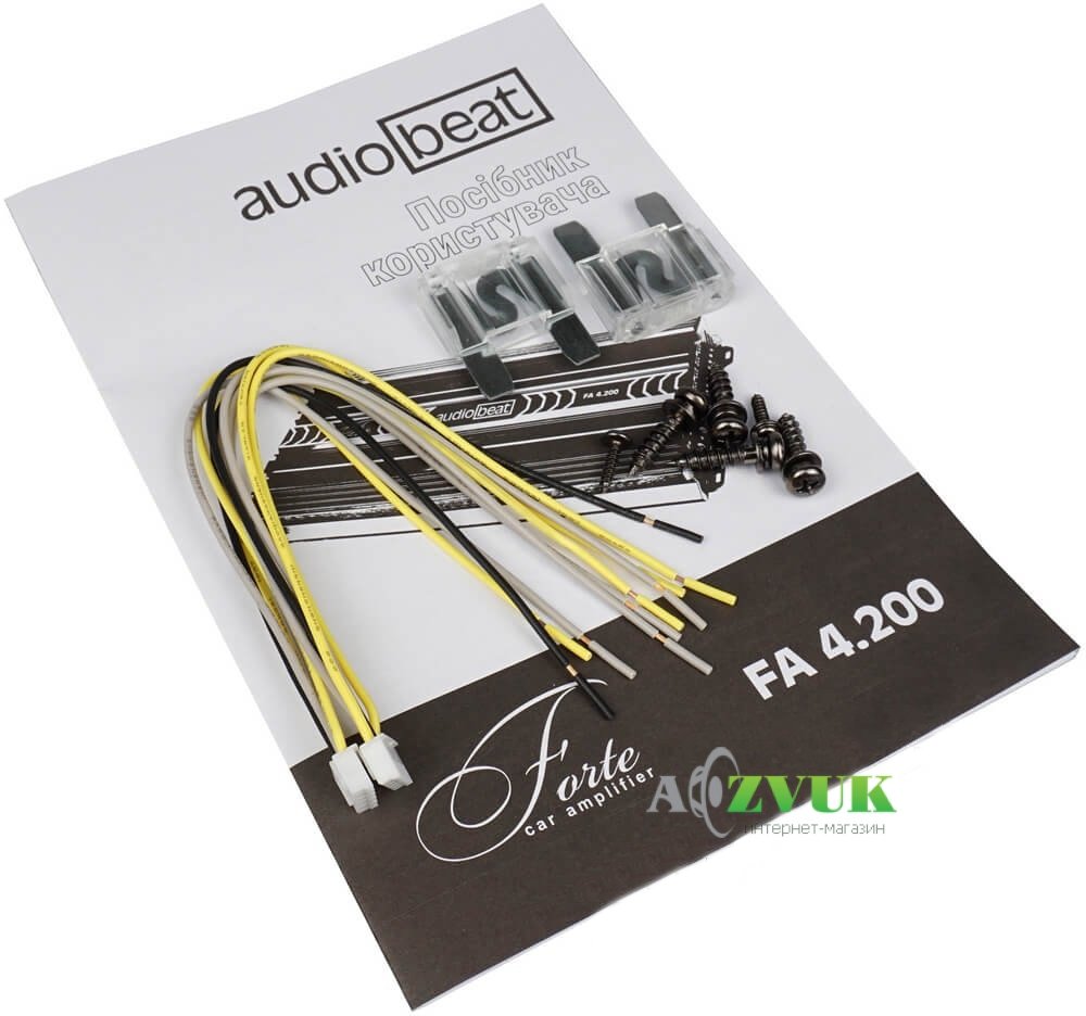 Автомобільний підсилювач звуку AudioBeat FA 4.200