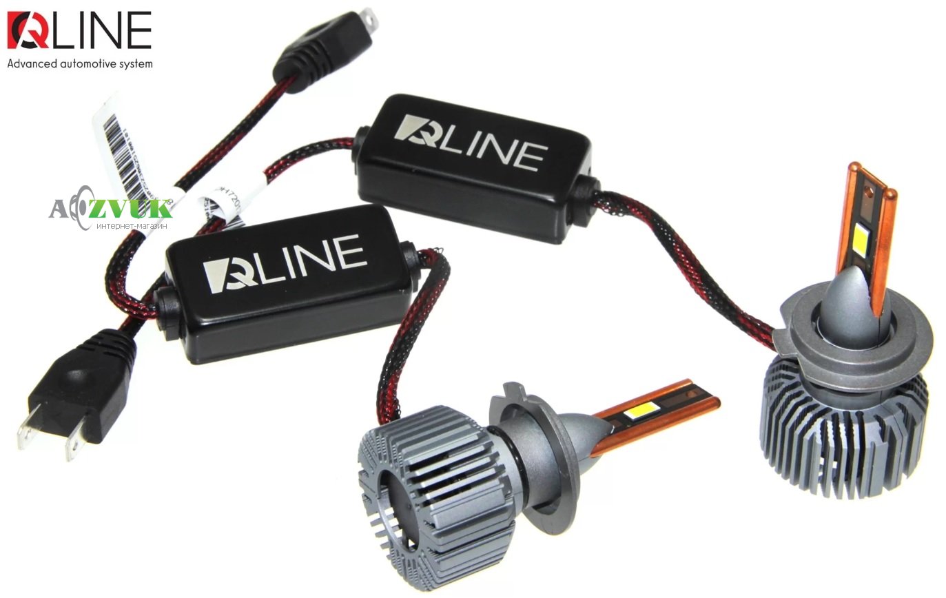 Светодиодные лампы (led) QLine Ultra +200% 55W H7 6000K 12V