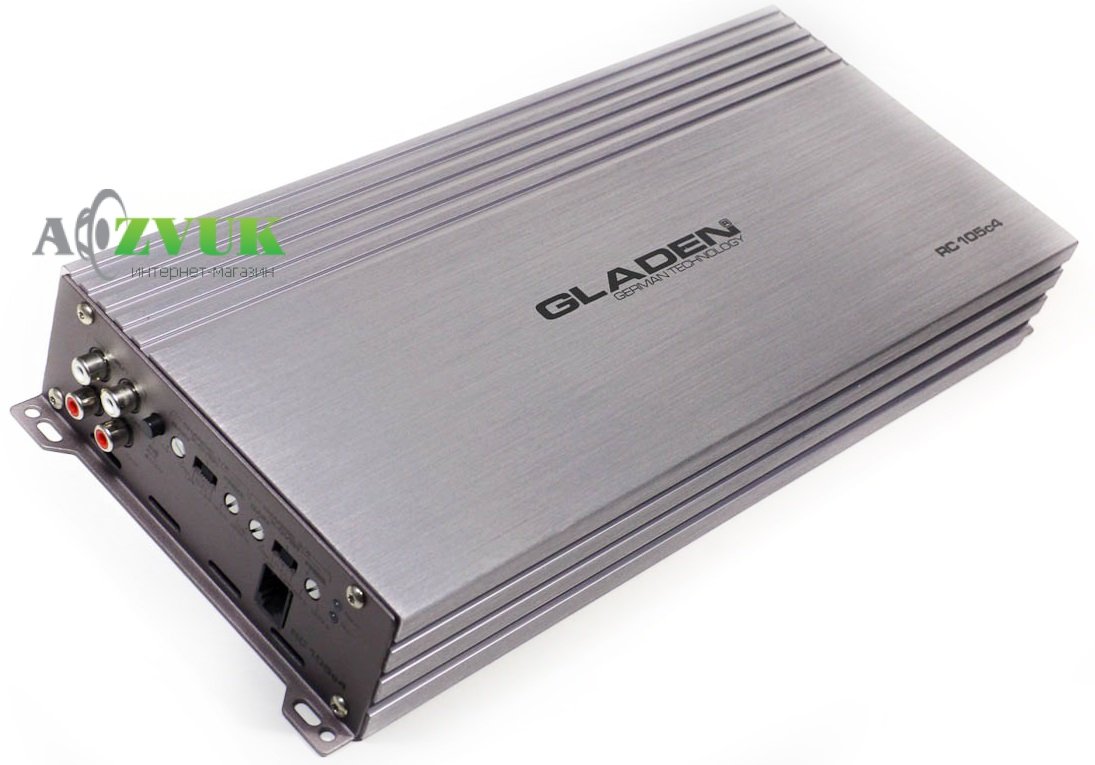 Автомобильный усилитель звука Gladen Audio RC105c4
