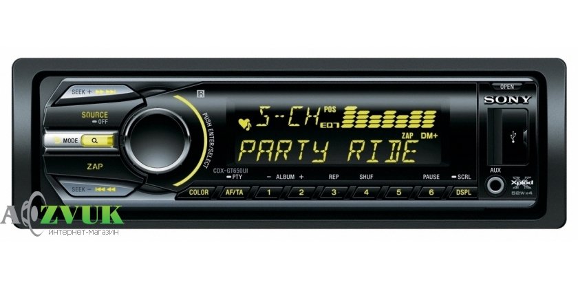 Автомагнитола Sony CDX-GT650UI