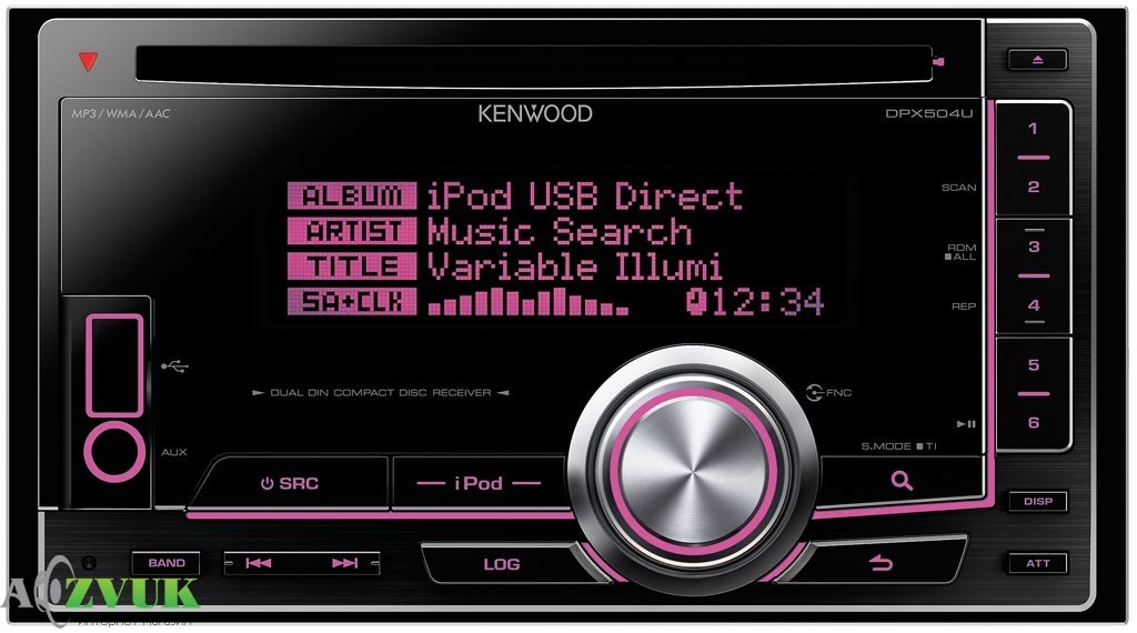 Автомагнитола 2-DIN Kenwood DPX-504U