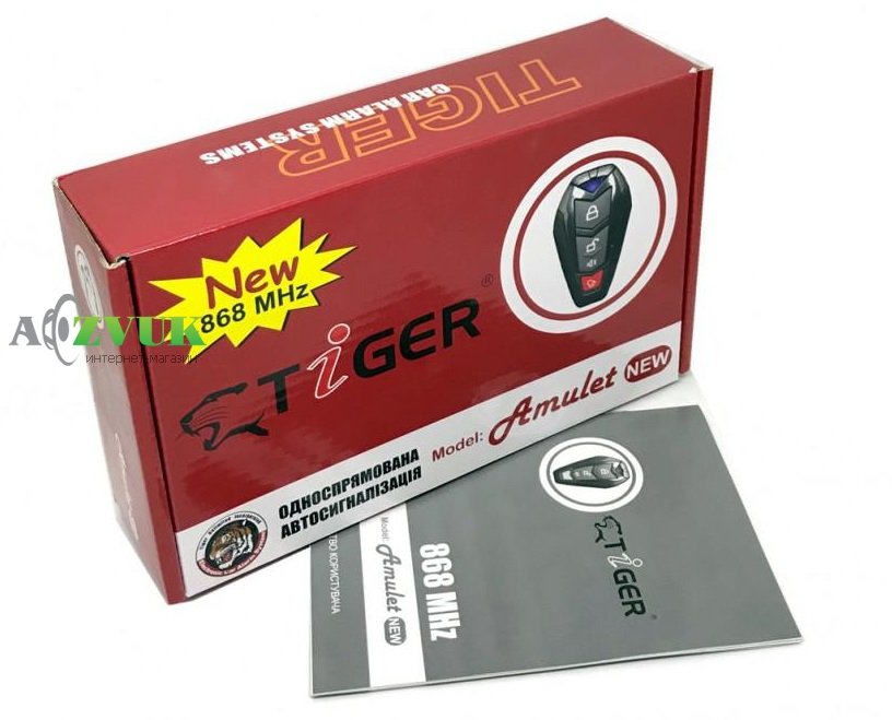 Автосигнализация Tiger Amulet NEW 868 MHZ без сирены