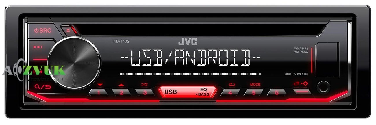 Автомагнитола JVC KD-T402