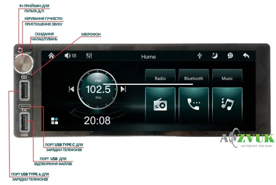 Мультимедіа ресивер Phantom DVX-682