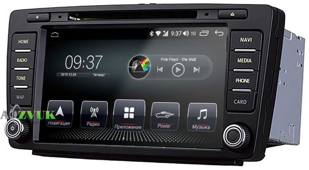 Штатная Магнитола AudioSources T200-680S Skoda
