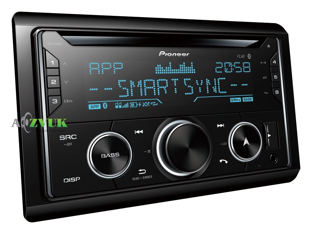 Автомагнитола 2-DIN Pioneer FH-S720BT