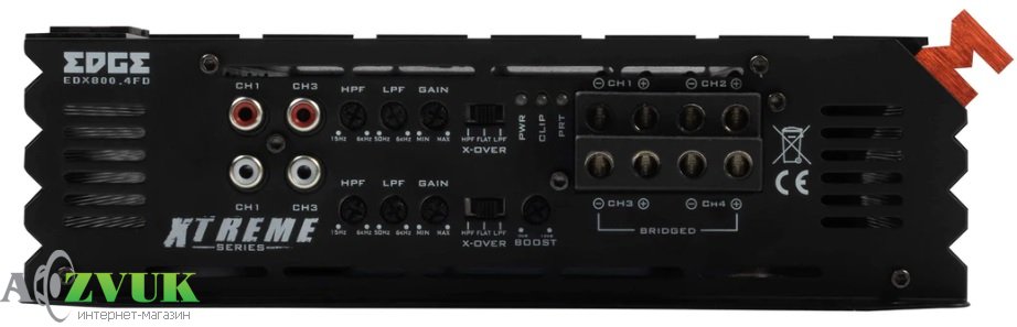 Автомобильный усилитель звука EDGE EDX800.4FD-E0