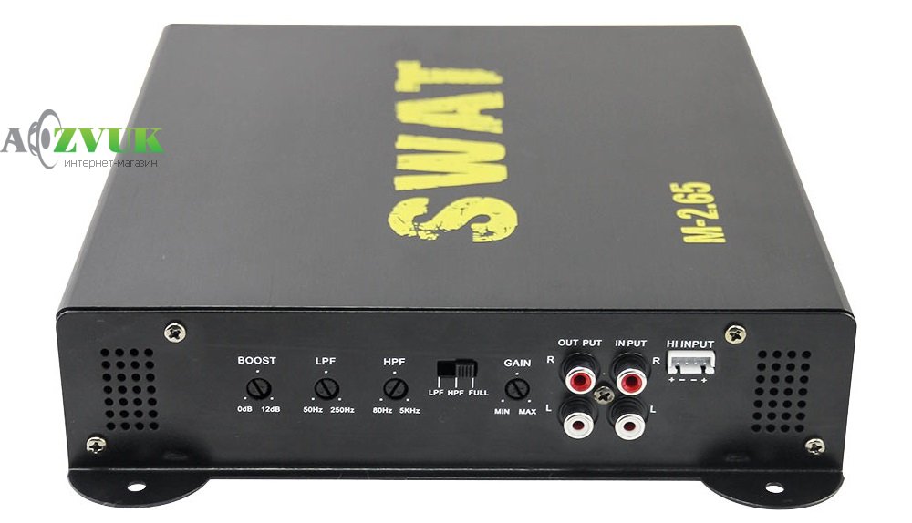 Автомобильный усилитель звука SWAT M-2.65