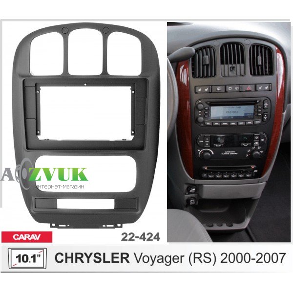 Рамка переходная Carav 22-424 Chrysler Voyager