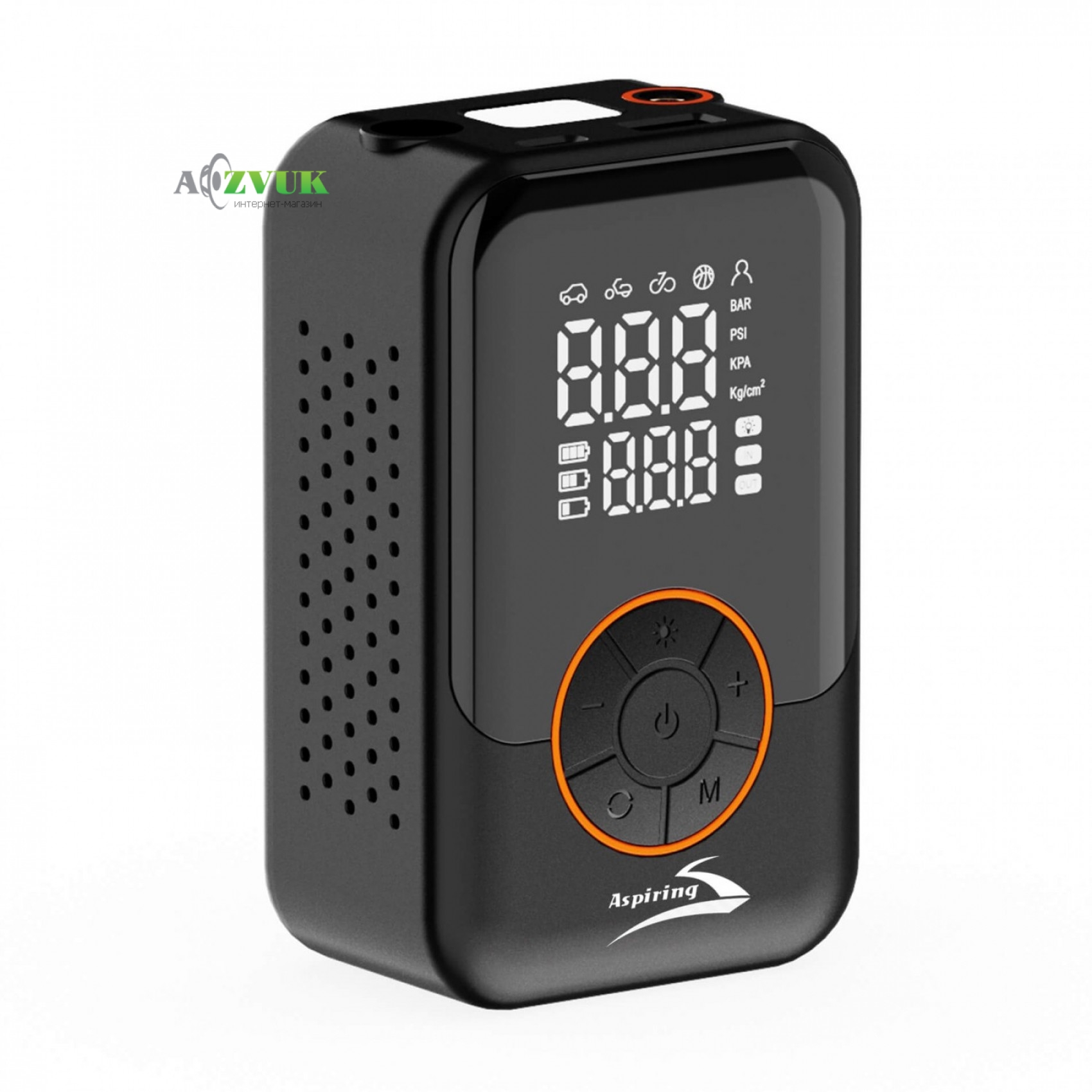  Автокомпресор Aspiring Storm 5 Powerbank 70W 23L/min Wireless and Cord