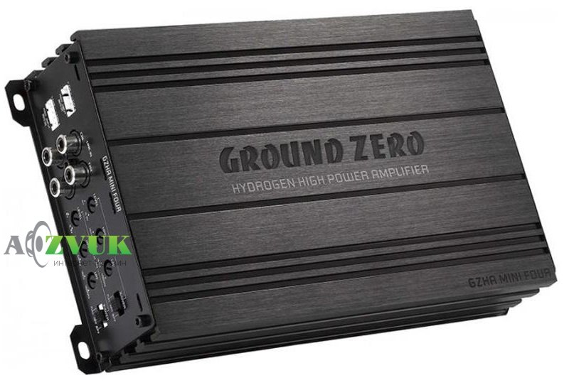 Автомобильный усилитель звука Ground Zero GZHA MINI FOUR