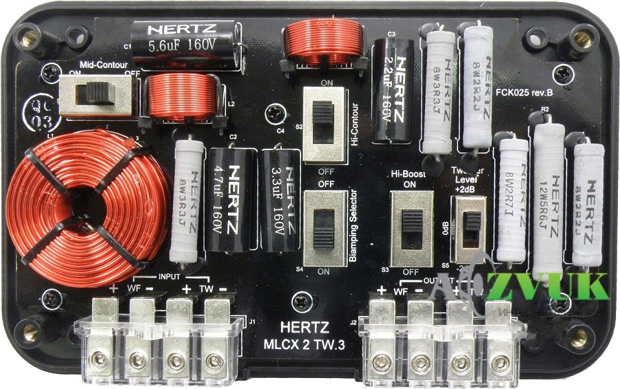  Кроссовер Hertz MLCX 2 TW.3 Xover 2-way