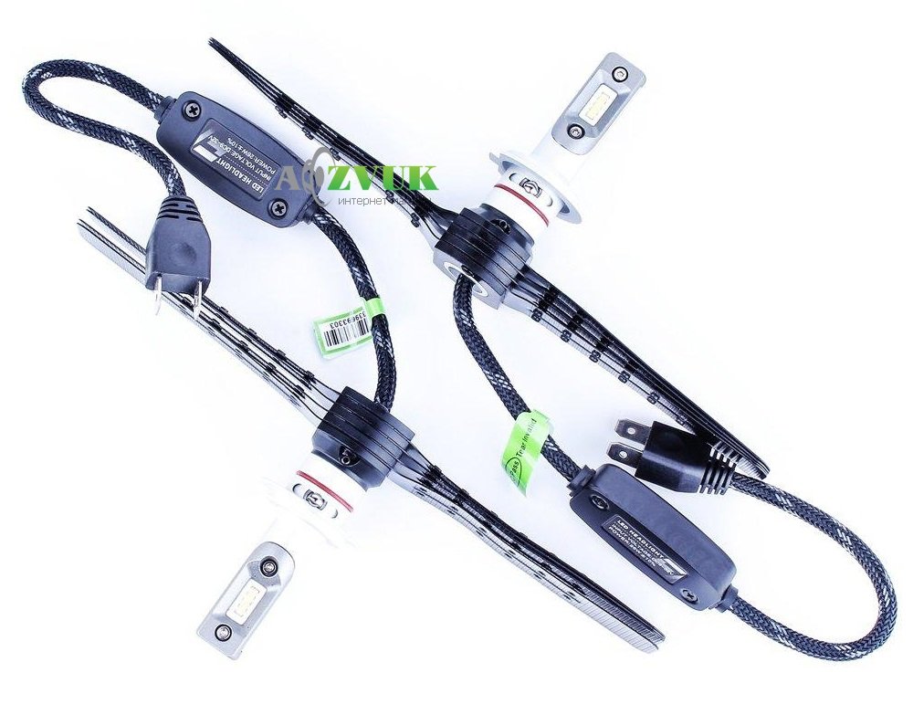 Светодиодные лампы (led) RS G9 H7 6500К 12-24V (2шт.)