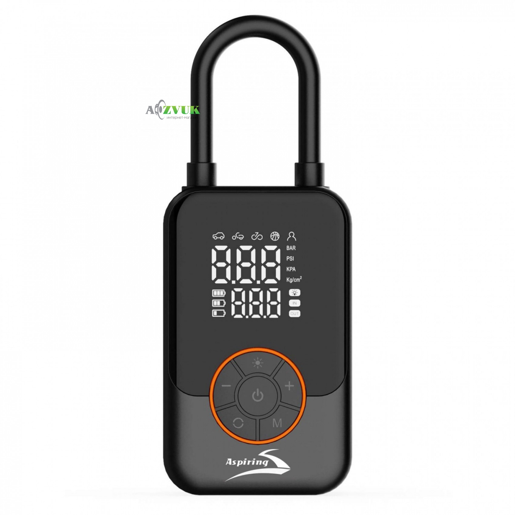  Автокомпресор Aspiring Storm 5 Powerbank 70W 23L/min Wireless and Cord
