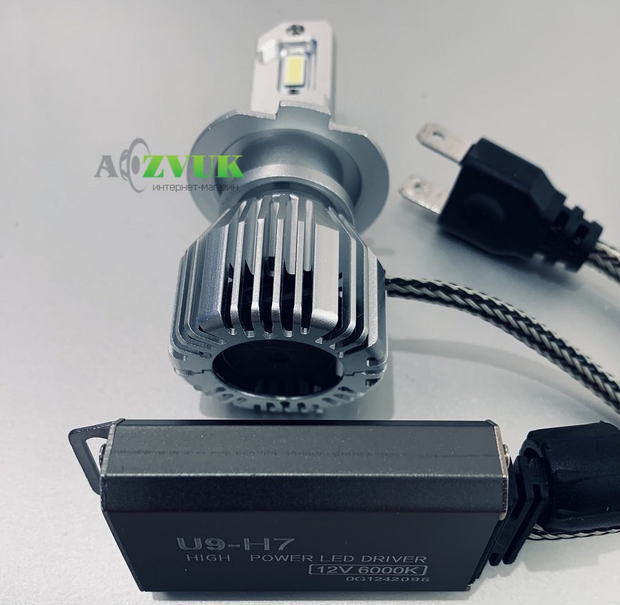 Светодиодные лампы (led) iDial U9D04 CSP Canbus H7, Mercedes Benz, C300, C350, ML350, CLK, Ford Edge 9000Lm 80Watt