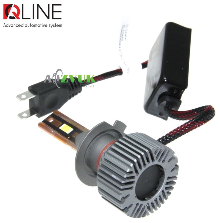 Светодиодные лампы (led) QLine Ultra +200% 55W H7 6000K 12V