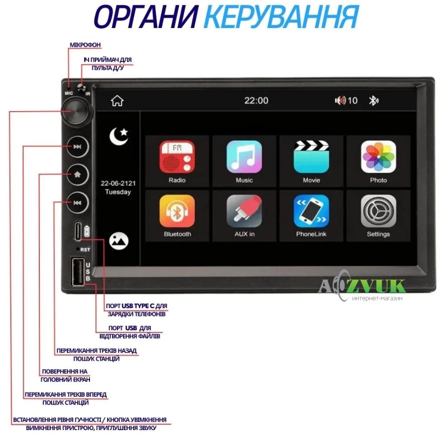 Мультимедиа ресивер Phantom DVX-732