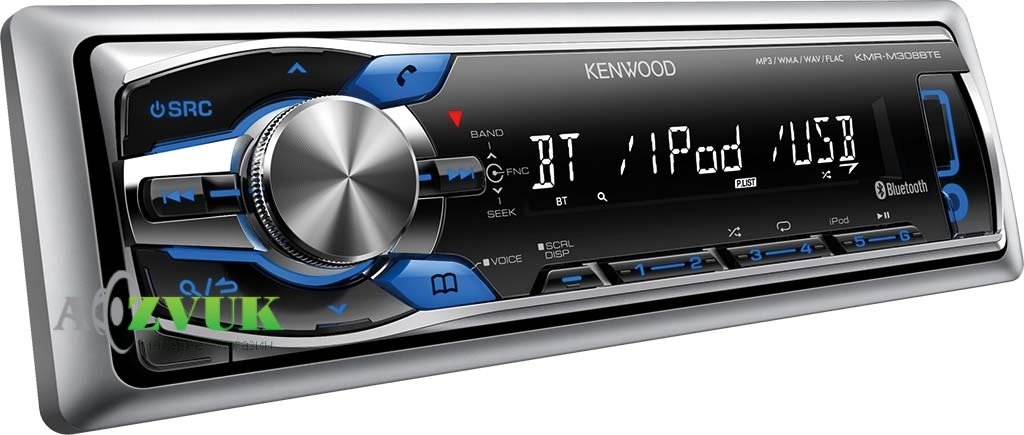 Морская магнитола Kenwood KMR-M308BTE