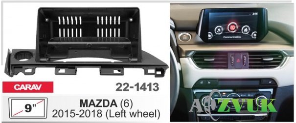 Рамка переходная Carav 22-1413 Mazda 6