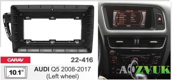 Рамка переходная Carav 22-416 Audi Q5