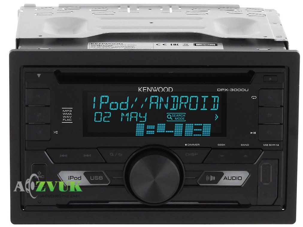 Автомагнитола 2-DIN Kenwood DPX-3000U