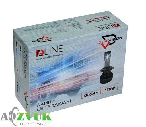 Светодиодные лампы (led) QLine DualVision 65W H4 6000K