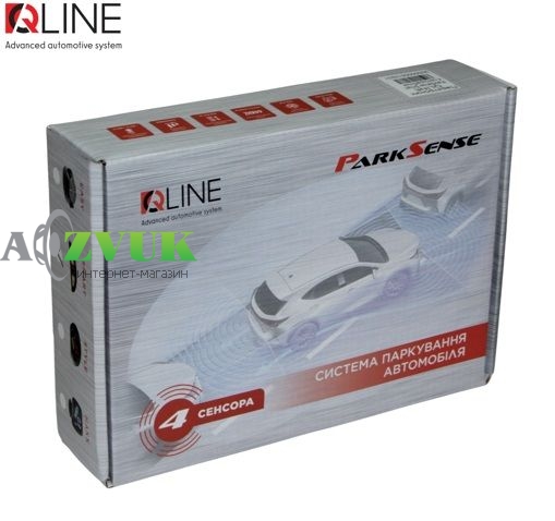 Парктроник Qline ParkSense Easy 4 белый