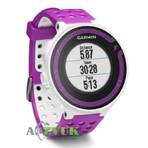 Спортивный GPS навигатор Garmin Forerunner 220 HR White/Violet