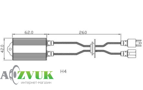 Модуль обхода Обманки Prime-X CD H4 цифровые (2 шт.)