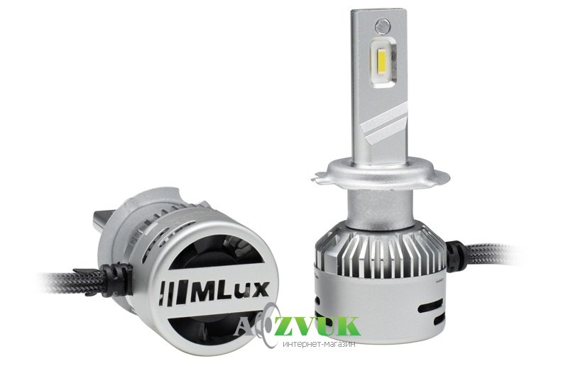 Светодиодные лампы (led) MLux Silver Line H7/H18 5000K 28Вт