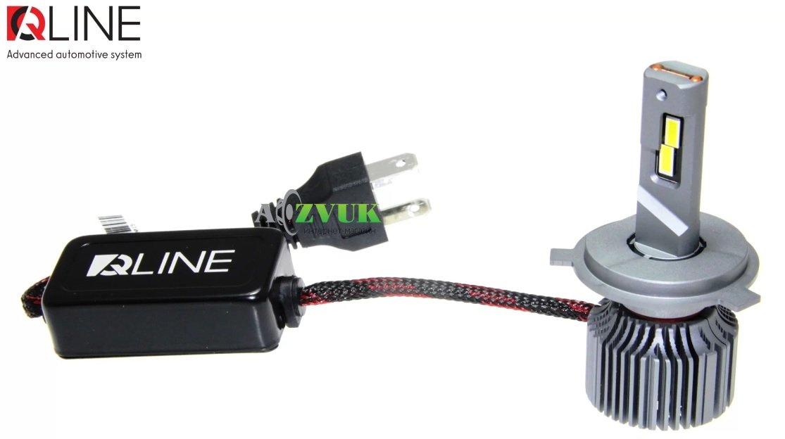 Светодиодные лампы (led) QLine Ultra +200% 55W H4 6000K 24V