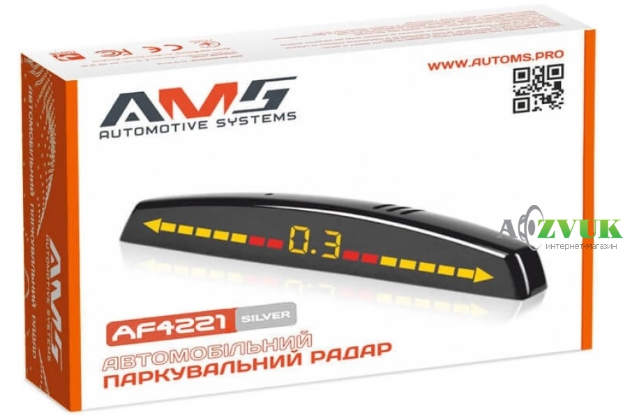 Парктроник AMS AF4221 Silver Передний