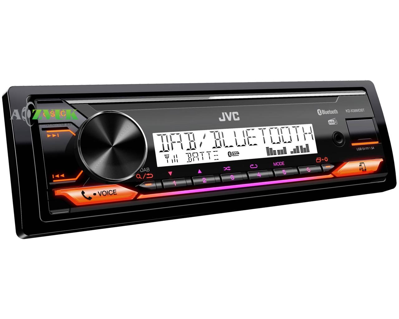 Автомагнітола JVC KD-X38MDBT