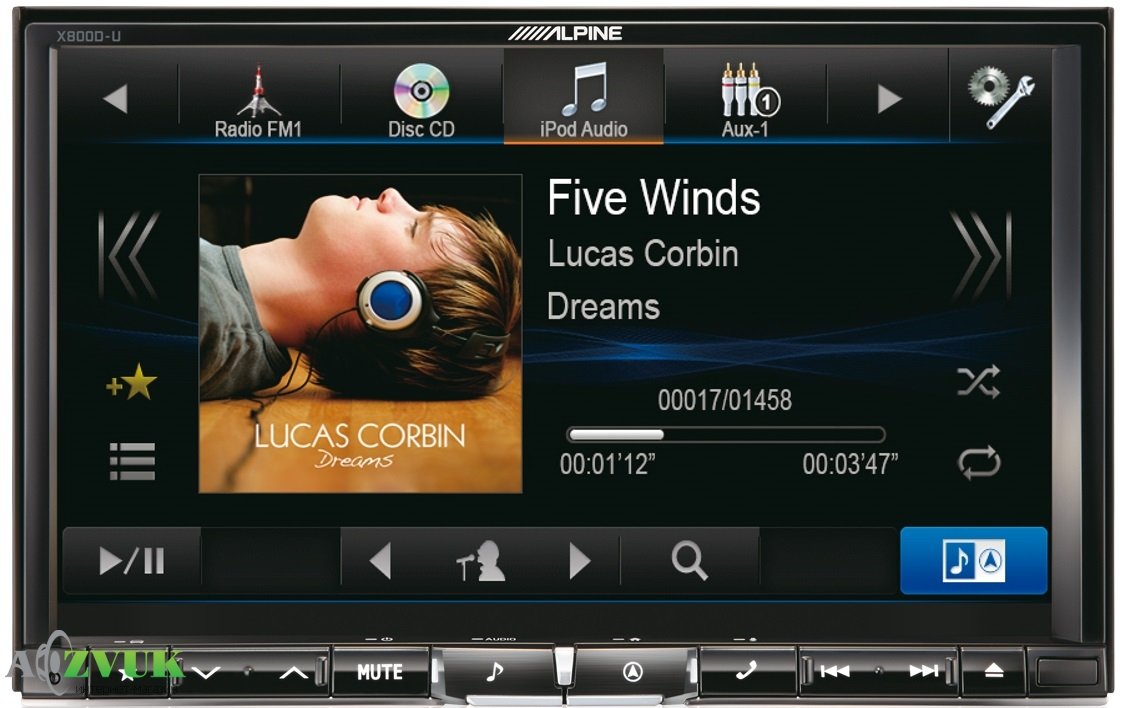 Мультимедиа ресивер Alpine X800D-U