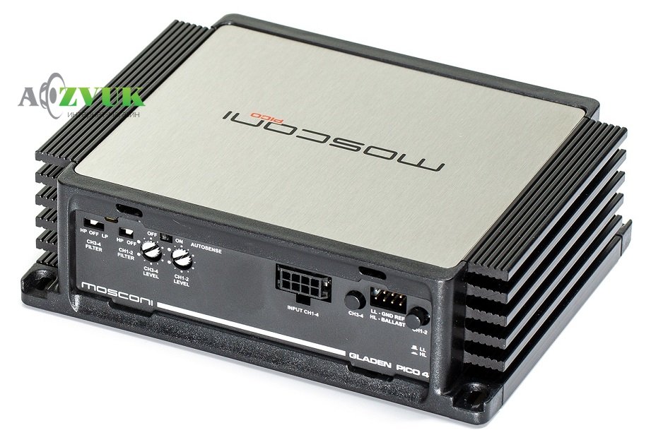 Автомобильный усилитель звука Mosconi Gladen PICO 4 SA