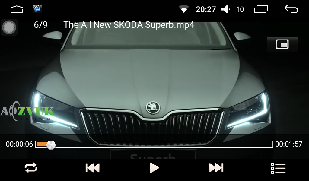 Штатная Магнитола AudioSources-T90-810A-Skoda