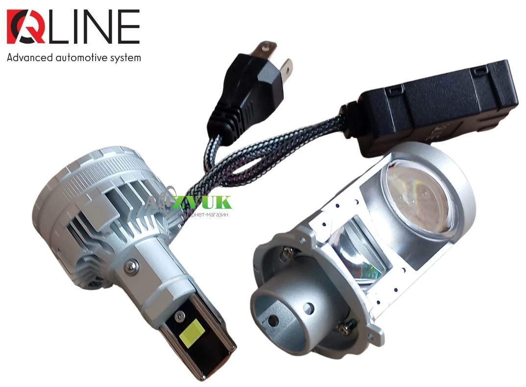 Светодиодные лампы (led) Qline Alpha H4 Projector 50/70Вт 6000K