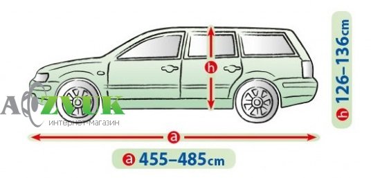 Автомобильный тент Kegel-Blazusiak Perfect Garage XL hatchback 5-4629-249-4030 (455-485 см)