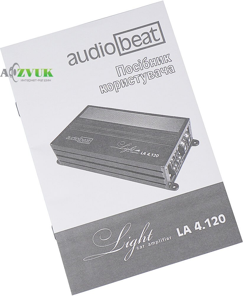 Автомобильный усилитель звука AudioBeat LA 4.120