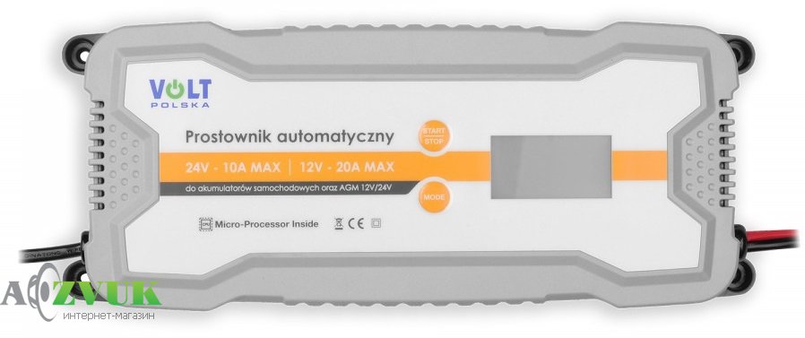  Зарядний пристрій Volt Polska 12/24V 20A LCD
